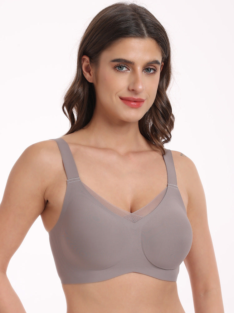 Wire-free Bra Seamless Underwear Plus Size Comfortable
