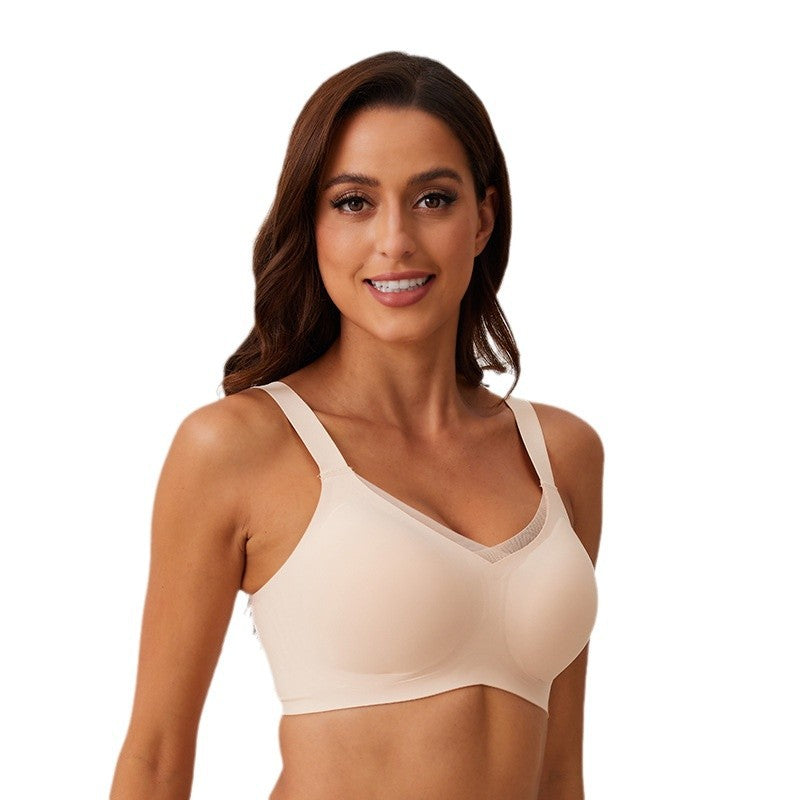Wire-free Bra Seamless Underwear Plus Size Comfortable