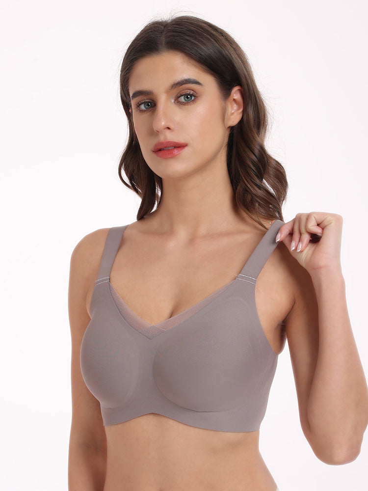 Wire-free Bra Seamless Underwear Plus Size Comfortable