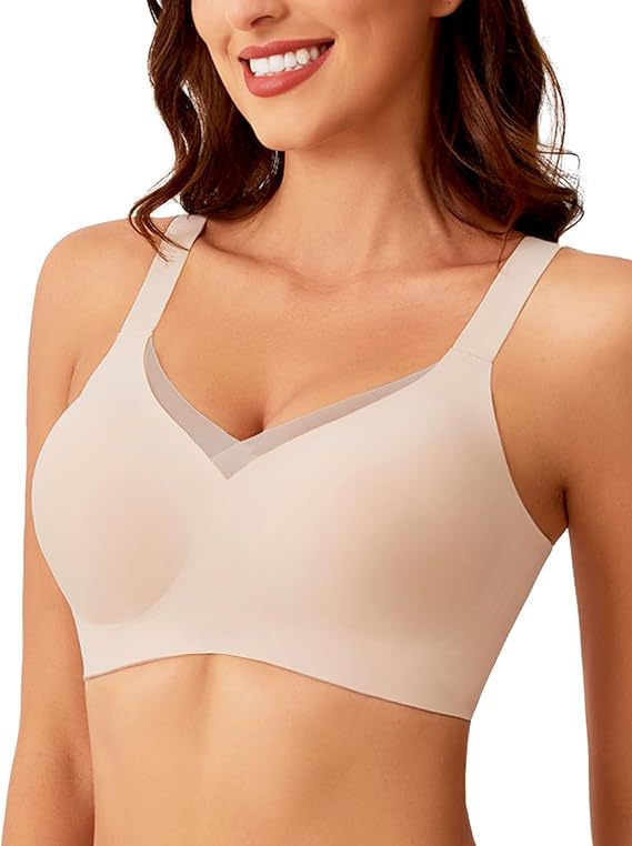 Wire-free Bra Seamless Underwear Plus Size Comfortable