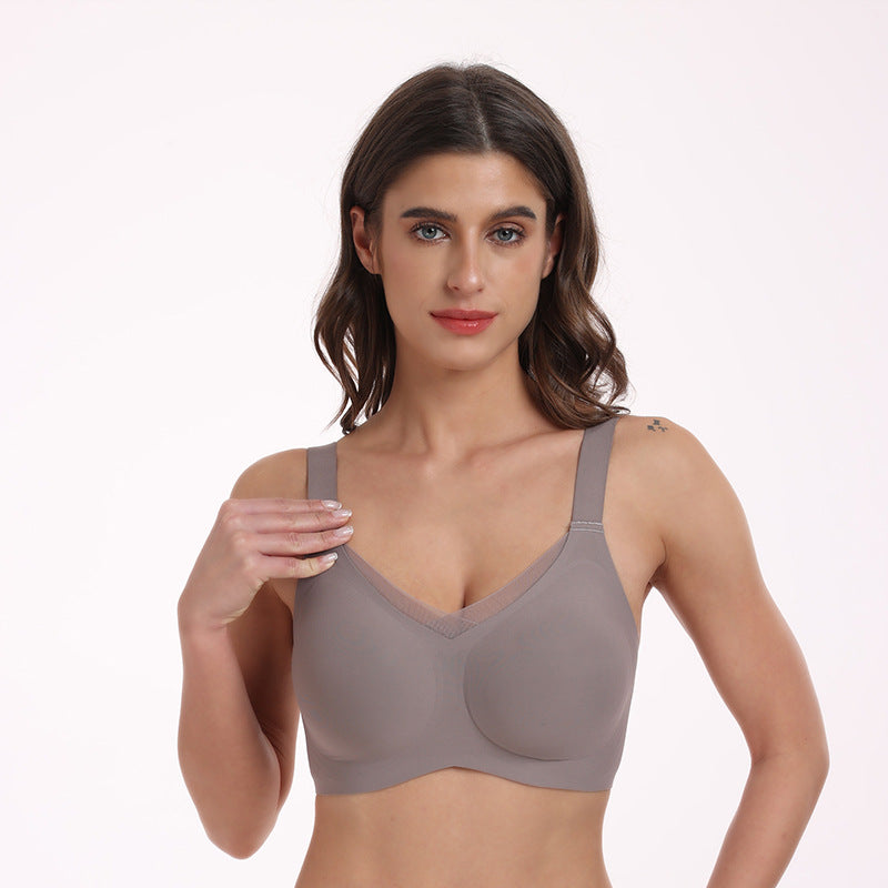 Wire-free Bra Seamless Underwear Plus Size Comfortable