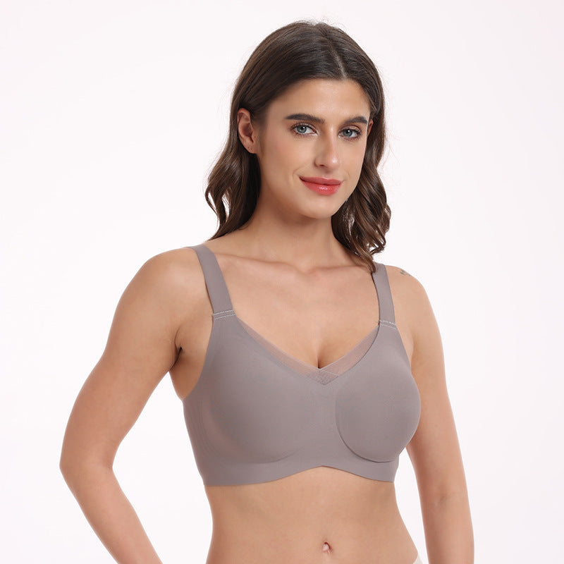 Wire-free Bra Seamless Underwear Plus Size Comfortable