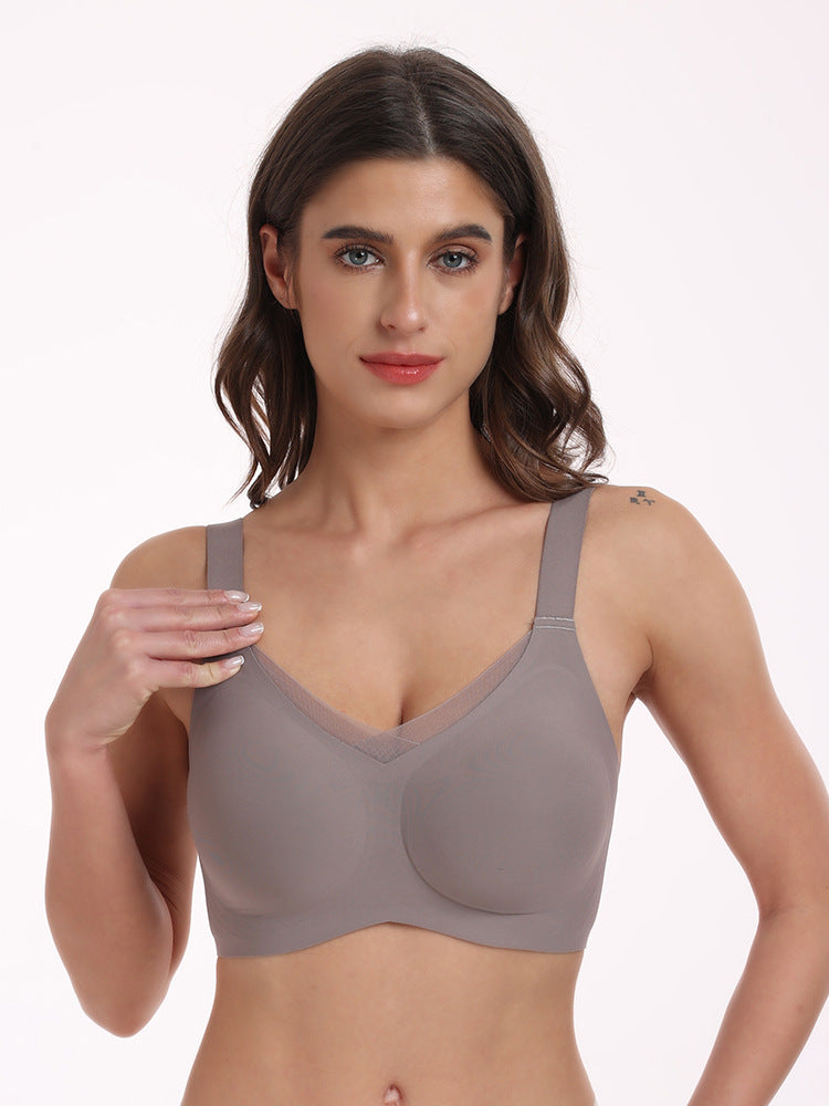 Wire-free Bra Seamless Underwear Plus Size Comfortable